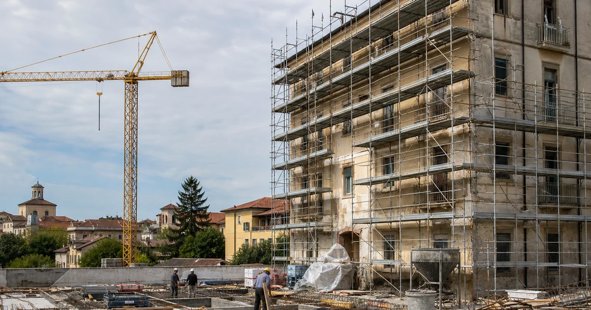 Cantiere edile nel Veneto — housing lavoratori e costi costruzione ISTAT